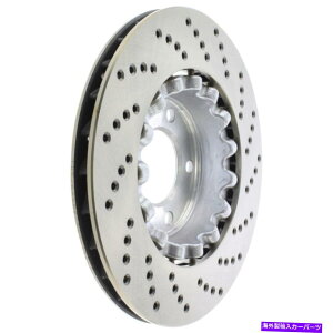 brake disc rotor �f�B�X�N�u���[�L���[�^�[�v���~�A��OE�X�^�C���N���X�h�����t�����g�E���S128.34169 Disc Brake Rotor-Premium OE Style Cross-Drilled Front Right Centric 128.34169�y���s�A���i�z