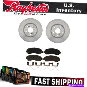 brake disc rotor tgLbgu[L[^[Z~bNu[Lpbh2012-2014z_bWC̃n[hEFA Front Kit Brake Rotors Ceramic Brake Pads Hardware For 2012-2014 Honda Ridgeline