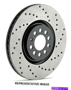brake disc rotor StopTech Sport Cross Drilled Brake Rotor;���O��-128.33062L Stoptech Sport Cross Drilled Brake Rotor; Front Left - 128.33062L�y���s�A���i�z