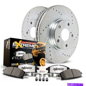 brake disc rotor K5244-36 PowerStop 2zC[Zbgu[LfBXNpbhLbgƍ̑O K5244-36 Powerstop 2-Wheel Set Brake Disc & Pad Kits Front for Town and Country