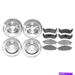 brake disc rotor 98-2002�N���E�����B�b�N�}�[�L�X�^�E���J�[�t�����g�����A���[�^�[�ƃp�b�h�̗��� 98-2002 CROWN VIC MARQUIS TOWN CAR BOTH FRONT & REAR ROTORS & PADS NEW�y���s�A���i�z