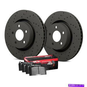 brake disc rotor AEfBA3 10u[LLbg^HPS 5.0hƃXbgtAu[LLbgWnC For Audi A3 10 Brake Kit Talon HPS 5.0 Drilled & Slotted Rear Brake Kit w High