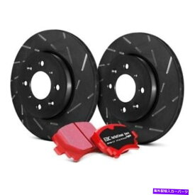 brake disc rotor アウディA6用クアトロ99-01ブレーキキットEBCステージ4シグネチャースロットリアブレーキキット For Audi A6 Quattro 99-01 Brake Kit EBC Stage 4 Signature Slotted Rear Brake Kit