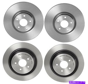 brake disc rotor Ford Fusion Lincoln MKZp̃u{tgуAfBXNu[L[^[R[eBOLbg Brembo Front and Rear Disc Brake Rotors Coated Kit For Ford Fusion Lincoln MKZ