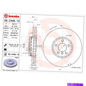 brake disc rotor �u�����{�u���[�L�f�B�X�N�C���e���A�x���g�R�[�e�B���O09.C406.13 BREMBO Brake Discs Interior Vented Coated 09.C406.13�y���s�A���i�z