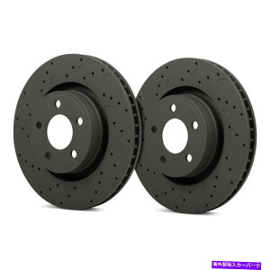 brake disc rotor OHT[08-15z[N^hƃXbgtAu[L[^[p For Mitsubishi Lancer 08-15 Hawk Talon Drilled & Slotted Rear Brake Rotors
