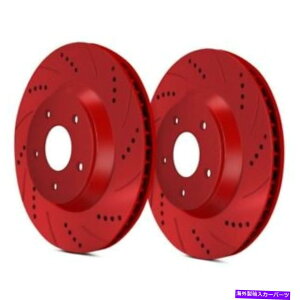 brake disc rotor _bW[dp15-20 ATLI[gX|[chƃXbgttgu[L[^[p For Dodge Charger 15-20 ATL Autosports Drilled & Slotted Front Brake Rotors