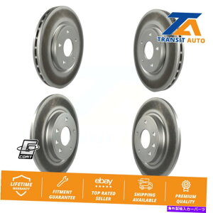 brake disc rotor �N���C�X���[�p�V�t�B�J�{�C�W���[�p�̃t�����g���A�R�[�e�B���O�f�B�X�N�u���[�L���[�^�[�L�b�g Front Rear Coated Disc Brake Rotors Kit For Chrysler Pacifica Voyager�y���s�A���i�z