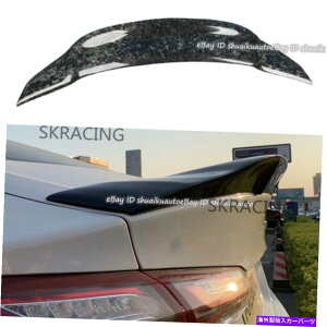 CO GAp[c bJ[{t@Co[AgNX|C[EBObvV{[}uXL 12-20 Forged Carbon Fiber Rear Trunk Spoiler Wing Lip For Chevrolet Malibu XL 12-20