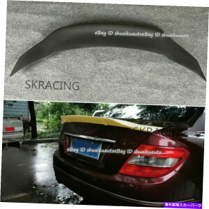 CO GAp[c 2008-14xcW204 C200 C63 AMGZ_hFRPAX|C[gNEBO For 2008-14 Benz W204 C200 C63 AMG Sedan Unpainted FRP Rear Spoiler Trunk Wing