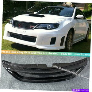 CO GAp[c Subaru Impreza 2011 2012 2013-2014 WRX STĨJ[{t@Co[tgop[O Carbon Fiber Front Bumper Grille For Subaru Impreza 2011 2012 2013-2014 WRX STI