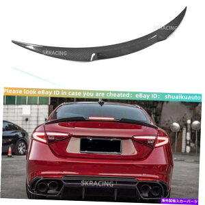 CO GAp[c 17-19 Alfa Romeo Giulia QuadrifoglioX^CJ[{t@Co[gNX|C[EBO FITS 17-19 ALFA ROMEO GIULIA QUADRIFOGLIO STYLE CARBON FIBER TRUNK SPOILER WING