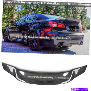 CO GAp[c 2006-2013NTXIS250 IS300 IS350 ISFJ[{t@Co[AgNX|C[EBO For 2006-2013 Lexus IS250 IS300 IS350 ISF Carbon Fiber Rear Trunk Spoiler Wing