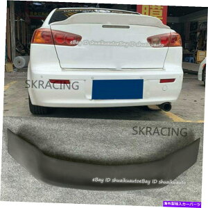 �C�O�� �G�A���p�[�c Mitsubishi Lancer Evolution Evo 08-17�̂��߂̖��h����FRP���A�g�����N�X�|�C���[�E�B���O Unpainted FRP Rear Trunk Spoiler Wing For Mitsubishi Lancer Evolution EVO 08-17�y���s�A���i�z