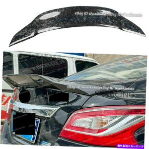 CO GAp[c YeBAiAeB}2013 -2015bJ[{t@Co[AgNX|C[EBO For Nissan Teana Altima 2013 -2015 Forged Carbon Fiber Rear Trunk Spoiler Wing