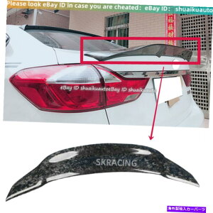 CO GAp[c 2013-2018 kia forte k3bJ[{t@Co[AgNX|C[EBO{fBLbg For 2013-2018 Kia Forte K3 Forged Carbon Fiber Rear Trunk Spoiler Wing Bodykit