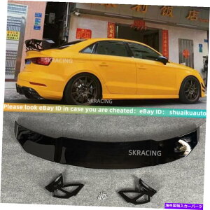 CO GAp[c AEfB2014-2020 A3 S3 RS3Z_GTX^COXubNAgNX|C[EBOp For Audi 2014-2020 A3 S3 Rs3 Sedan GT Style Gloss Black Rear Trunk Spoiler Wing
