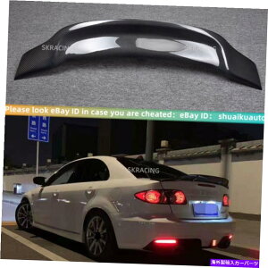 CO GAp[c tBbg2003-2021}c_6AJ[{t@Co[RX^CAgNbvX|C[EBO Fits 2003-2021 Mazda 6 Real Carbon Fiber R Style Rear Trunk Lip Spoiler Wing