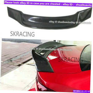 CO GAp[c RX^CJ[{t@Co[Ae[gNX|C[EBObvgbv}c_3 2019-2022 R style Carbon fiber Rear Tail Trunk Spoiler Wing Lip Trim For Mazda 3 2019-2022