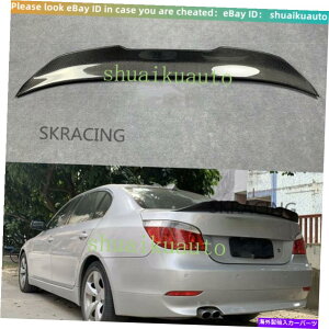 CO GAp[c BMW E60 525I 530I 540I 550I M5 04-09J[{AgNX|C[Wbv For BMW E60 525i 530i 540i 550i M5 04-09 Carbon Rear Trunk Spoiler Lid Wing Lip