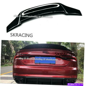 CO GAp[c AEfBA5 S5 2018-2020 4hAOXubNAgNX|C[EBORX^CɓKĂ܂ Fit For Audi A5 S5 2018-2020 4 Door Gloss Black Rear Trunk Spoiler Wing R Style