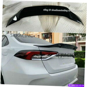 CO GAp[c g^J[Z_2020-2021OXubNAgNX|C[bvEBOɓKĂ܂ Fit For Toyota Corolla Sedan 2020-2021 Gloss Black Rear Trunk Spoiler Lip Wing