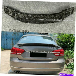 CO GAp[c VWpT[gB7 12-17Z_bJ[{t@Co[AgNbvX|C[EBO For VW Passat B7 12-17 Sedan Forged Carbon Fiber Rear Trunk Lip Spoiler Wing