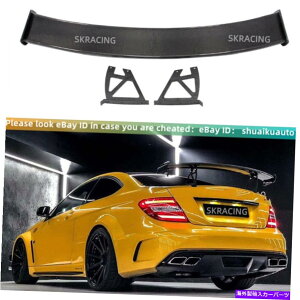 �C�O�� �G�A���p�[�c �����Z�f�X�x���c2008-14 W204 C63 AMG�J�[�{���t�@�C�o�[���A�g�����N�X�|�C���[�E�B���O Fits Mercedes Benz 2008-14 W204 C63 AMG Carbon Fiber Rear Trunk Spoiler Wing