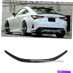 CO GAp[c NTXRC200T RC300 RC350 FOR LEXUSp̎Yf@ۃAgNX|C[EBOF-Sport Real Carbon Fiber Rear Trunk Spoiler Wing For Lexus RC200t RC300 RC350 F-Sport