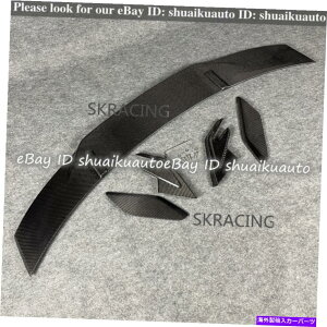 CO GAp[c eXfY 2020-2021AJ[{t@Co[AgNX|C[EBOVX^C For Tesla Model Y 2020-2021 Real Carbon Fiber Rear Trunk Spoiler Wing New Style