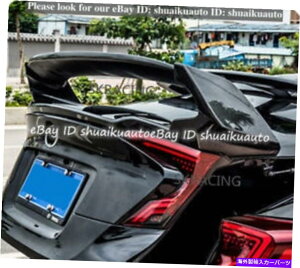CO GAp[c g^Chr CHR 2016-2019 ABSvX`bNJ[{t@Co[J[AX|C[EBO For Toyota CHR C-HR 2016-2019 ABS Plastic Carbon Fiber Color Rear Spoiler Wing