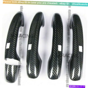 CO GAp[c Benz W205 C E S CLA GLC GLE AMG REALJ[{t@Co[hAnhJo[WZT[ For Benz W205 C E S CLA GLC GLE AMG Real Carbon Fiber Door Handle Cover W Sensor