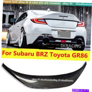 CO GAp[c XoBRZg^GR86 2022̂߂̐VJ[{t@Co[AgNX|C[EBObv2022 New Carbon Fiber Rear Trunk Spoiler Wing Lip For Subaru BRZ Toyota GR86 2022