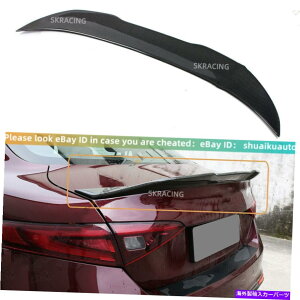 CO GAp[c 2017-2021 Alfa Romeo Giulia PSMX^CJ[{t@Co[gNbvX|C[EBO Fits 2017-2021 Alfa Romeo Giulia PSM Style Carbon Fiber Trunk Lip Spoiler Wing