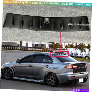 CO GAp[c J[{t@Co[TtBA[tl^oOHT[EVO X 10 Carbon Fiber Shark Fin Rear Roof Spoiler Wing For Mitsubishi Lancer EVO X 10
