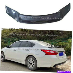 CO GAp[c J[{t@Co[AgNbvX|C[EBO2016 2017 2018YeBAiAeB} Carbon Fiber Rear Trunk Lip Spoiler Wing For 2016 2017 2018 Nissan Teana Altima