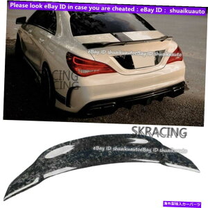 CO GAp[c xcW117 C117 CLA45 AMG 13-19 FORGEDJ[{t@Co[AgNX|C[EBO For Benz W117 C117 CLA45 AMG 13-19 Forged Carbon Fiber Rear Trunk Spoiler Wing