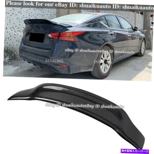 CO GAp[c J[{t@Co[AgNbvX|C[EBO2019 2020 2021YeBAiAeB} Carbon Fiber Rear Trunk Lip Spoiler Wing For 2019 2020 2021 Nissan Teana Altima