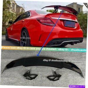 �C�O�� �G�A���p�[�c ���j�o�[�T��GT�X�^�C�����[�V���O�J�[�O���X�u���b�N�E�B���O�l�^�o�����A�g�����N�E�B���O Universal GT-Style Racing Car Gloss Black Wing Spoiler Rear Trunk Wing