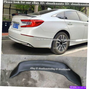 CO GAp[c z_AR[h2018-2021hFRPAgNbvX|C[EBO For Honda Accord 10th 2018-2021 Unpainted FRP Rear Trunk Lip Spoiler Wing