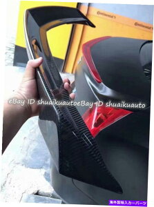 �C�O�� �G�A���p�[�c �J�[�{���t�@�C�o�[V�X�^�C�����A�X�|�C���[�e�[�����b�v�E�B���O�o�[�p�L���f���b�NATS 2013-2020 Carbon Fiber V-Style Rear Spoiler Tail Lip Wing Bar For Cadillac ATS 2013-2020