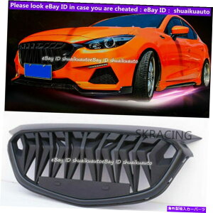 CO GAp[c }c_3 Axela 2017-2018}bgubNtgop[OWG[^[Og For Mazda 3 AXELA 2017-2018 Matte Black Front Bumper Grille Radiator Grill Trim