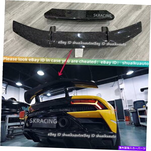 CO GAp[c {M[jEnJLP610̂߂̋UJ[{@GTX^CAX|C[EBO Forged Carbon Fiber GT Style Rear Spoiler Wing For Lamborghini Huracan LP610