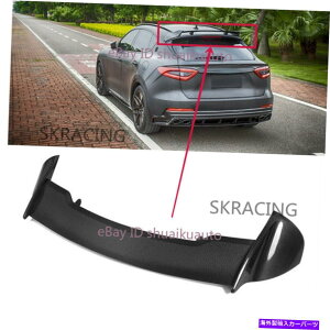 �C�O�� �G�A���p�[�c �J�[�{���t�@�C�o�[�g�����N�X�|�C���[�E�B���O�}�Z���e�B���o���e�̐V�����X�^�C��16-20 Carbon Fiber Trunk Spoiler Wing New Style For Maserati Levante 16-20