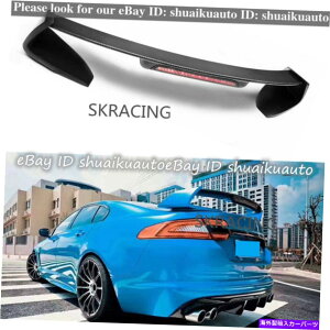 CO GAp[c 2012-2015LEDCgtJ[{t@Co[AgNl^oJaguar XF GT Carbon Fiber Rear Trunk Lid Spoiler Wing W/ LED Light For 2012-2015 Jaguar XF GT