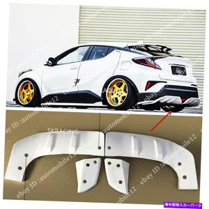 CO GAp[c g^C-HR CHR 2018-2020̖hAop[bvfBt[U[X|C[Jo[Jo[ Unpainted Rear Bumper Lip Diffuser Spoiler Cover For Toyota C-HR CHR 2018-2020