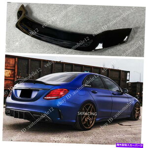 �C�O�� �G�A���p�[�c 15-2021�����Z�f�X�x���cW205 C63 AMG R�X�^�C���O���X�u���b�N�g�����N�X�|�C���[�E�B���O FOR 15-2021 MERCEDES BENZ W205 C63 AMG R STYLEGLOSS BLACK TRUNK SPOILER WING