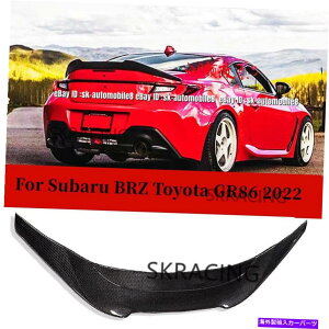 CO GAp[c XoBRZg^GR86 2022VX^CJ[{t@Co[AgNX|C[ For Subaru BRZ Toyota GR86 2022 NEW STYLE Carbon Fiber Rear Trunk Spoiler