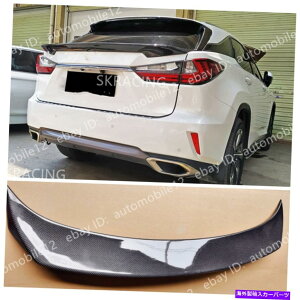 海外製 エアロパーツ Lexus RX350 450H 16-22カーボンファイバーリアテールゲート中央翼リップスポイラー For Lexus RX350 450h 16-22 Carbon Fiber Rear Tail Gate Middle Wing Lip Spoiler