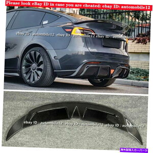 CO GAp[c J[{t@Co[AgNX|C[bvEBOeXfY 2020-2021̐VX^C Carbon Fiber Rear Trunk Spoiler Lip Wing New Style For Tesla Model Y 2020-2021